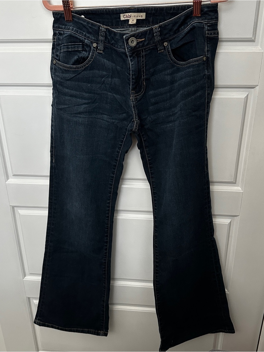 CAbi Dark Blue Flare Jeans